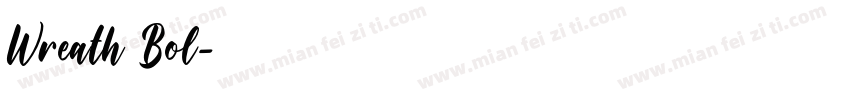 Wreath Bol字体转换